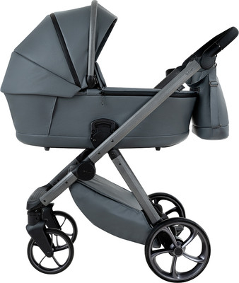 Детская универсальная коляска Pituso 2 в1 Sole / PMPL/04 (leather/Grey) -