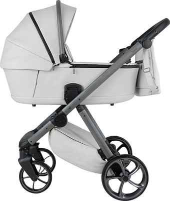 Детская универсальная коляска Pituso 2 в1 Sole / PMPL/01 (leather/Island Stone) -