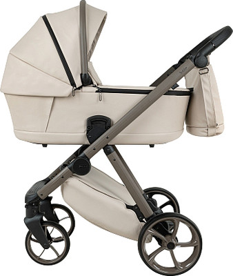 Детская универсальная коляска Pituso 2 в 1 Sole / PMPL/02 (leather/Latte) -