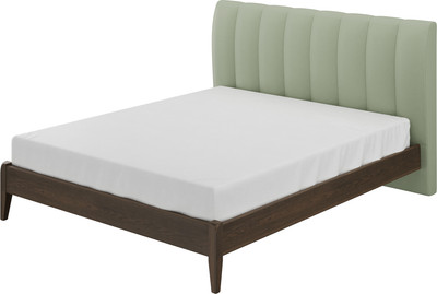 Полуторная кровать Bravo Мебель Джали 140х200 ( зеленый самшит/дуб коньяк) -