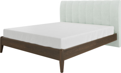 Двуспальная кровать Bravo Мебель Джали 180х200 (зимняя мята/дуб коньяк) -