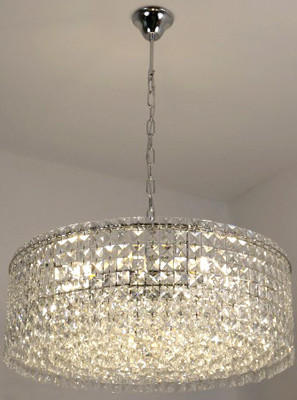 Люстра Estares Diona 8хЕ14-500х810-CHROME/CRYSTAL-220-IP20 - 