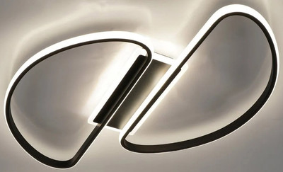 Потолочный светильник Estares Modena 80W R-RC-540x640x55-BLACK/WHITE-220-IP20 -