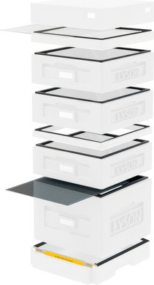 Улей Lyson Дадан На 10 Рамок / WKW20 (неокрашенный) - 