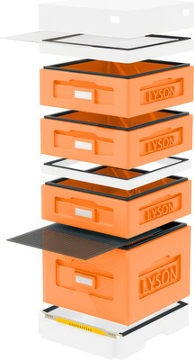 Улей Lyson Дадан На 10 Рамок / WK20ORW (оранжевый/неокрашенный) - 