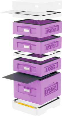 Улей Lyson Дадан На 10 Рамок / WK20PUW (фиолетовый/неокрашенный) - 