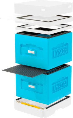 Улей Lyson Дадан На 10 Рамок / WK46W (синий/неокрашенный) - 