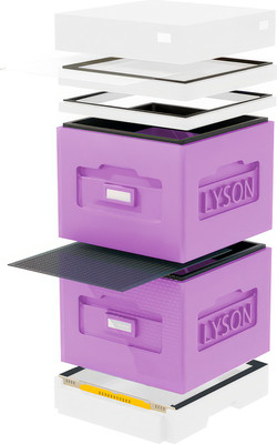 Улей Lyson Дадан На 10 Рамок / WK46PUW (фиолетовый/неокрашенный) - 