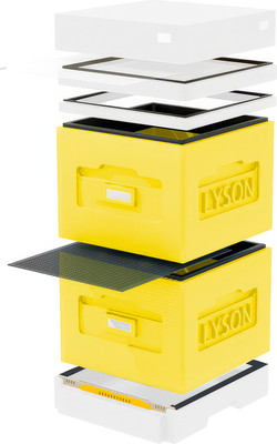 Улей Lyson Дадан На 10 Рамок / WK46YW (желтый/неокрашенный) - 