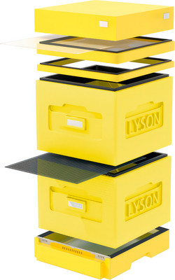 Улей Lyson Дадан На 10 Рамок / WKY46Y (желтый/желтый) - 