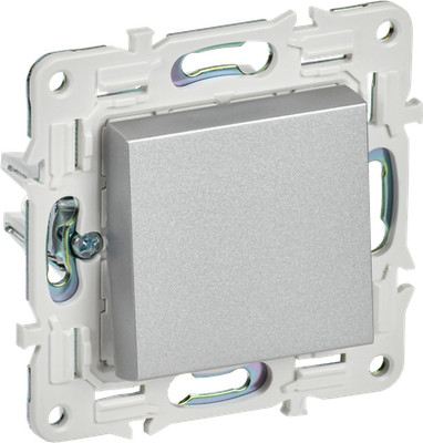 Выключатель IEK Skandy SK-V12-0-10-K23 (серебристый) - 