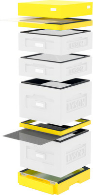 Улей Lyson Дадан На 10 Рамок / WKW1025Y (неокрашенный/желтый) -