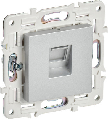 Розетка IEK Skandy SK-K10-2-K23 (серебристый) - 