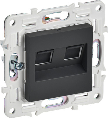 Розетка IEK Skandy SK-K20-1-K53 (графит) -