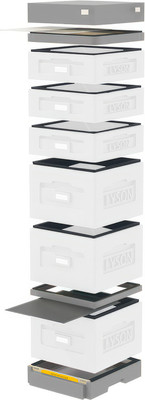 Улей Lyson Дадан На 10 Рамок / WKW8 (неокрашенный) - 