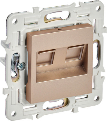 Розетка IEK Skandy SK-K20-1-K98 (песочный) - 