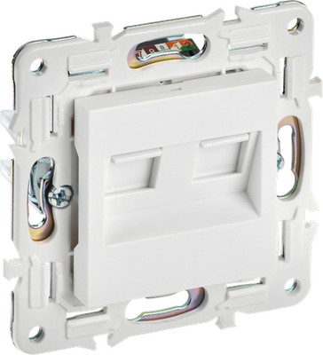 Розетка IEK Skandy SK-K20-2-K01 (арктический белый) - 