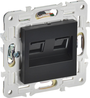 Розетка IEK Skandy SK-K20-2-K02 (черный) -