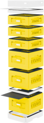 Улей Lyson Дадан На 10 Рамок / WK8YW (желтый/неокрашенный) -