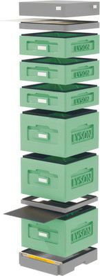 Улей Lyson Дадан На 10 Рамок / WKG8G (зеленый/серый) -