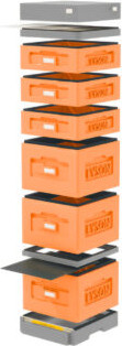 Улей Lyson Дадан На 10 Рамок / WKG8O (оранжевый/серый) -