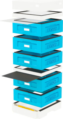 Улей Lyson На 10 Рамок / WK1023W (синий/неокрашенный) -