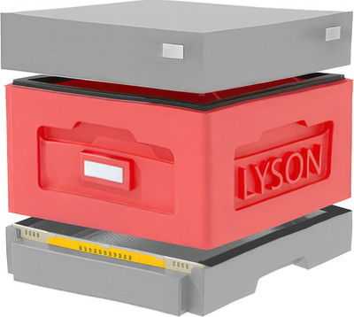 Улей Lyson Рута На 10 Рамок / WR1RDG (красный/серый) - 