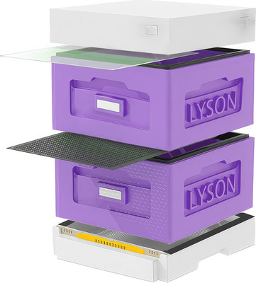 Улей Lyson Рута На 10 Рамок / WR2PUW (фиолетовый/неокрашенный) -