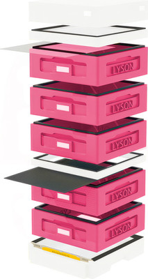 Улей Lyson На 10 Рамок / WK1023PW (розовый/неокрашенный) -