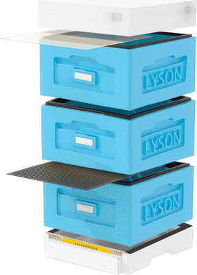 Улей Lyson Рута На 10 Рамок / WR3BW (синий/неокрашенный) - 