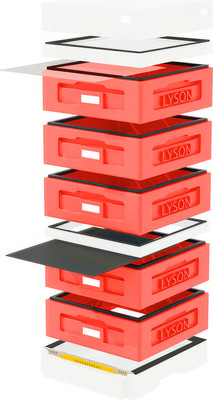 Улей Lyson На 10 Рамок / WK1023RDW (красный/неокрашенный) -