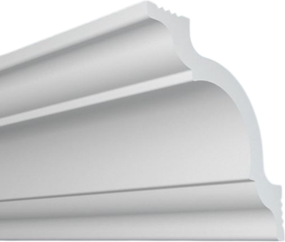 Плинтус потолочный ПЛИНТЭКС I 80/80 - 