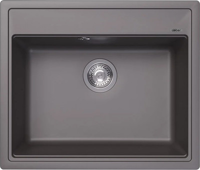 Мойка кухонная Abber Quarz AQ2902G (серый) - 