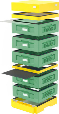 Улей Lyson На 10 Рамок / W1023G (зеленый/желтый) - 