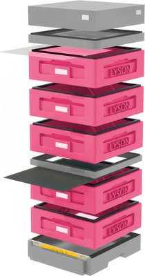 Улей Lyson На 10 Рамок / WKG1023P (розовый/серый) - 