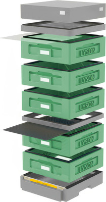 Улей Lyson На 10 Рамок / WKG1023G (зеленый/серый) - 