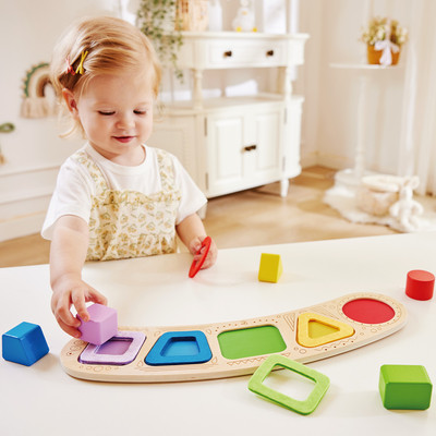 Сортер Hape Цвета и формы Монтессори / E1666_HP -