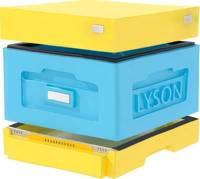 Улей Lyson Рута На 10 Рамок / WR1BY (синий/желтый) - 