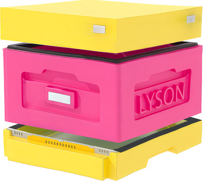 Улей Lyson Рута На 10 Рамок / WR1PY (розовый/желтый) - 