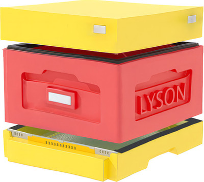 Улей Lyson Рута На 10 Рамок / WR1RDY (красный/желтый) - 