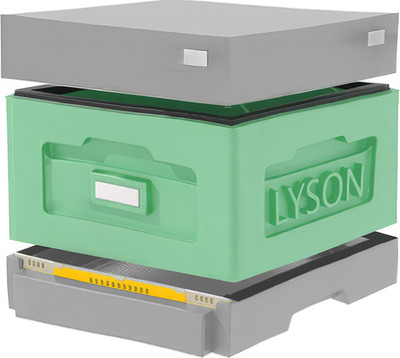 Улей Lyson Рута На 10 Рамок / WR1GG (зеленый/серый) - 