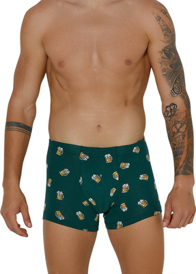 Трусы мужские Mark Formelle 411220 (р.110-120, пиво на темно-зеленом) -