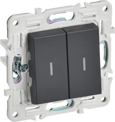 Выключатель IEK Skandy SK-V20-1-10-K48 (титан) - 