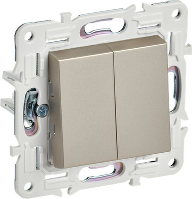 Выключатель IEK Skandy SK-V22-0-10-K37 (шампань) - 