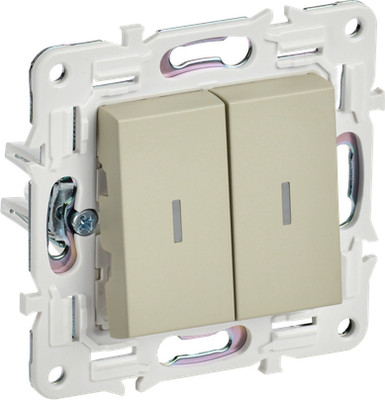 Выключатель IEK Skandy SK-V20-1-10-K10 (бежевый) - 