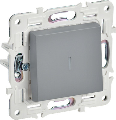 Выключатель IEK Skandy SK-V10-1-10-K03 (серый) - 