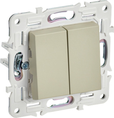 Выключатель IEK Skandy SK-V22-0-10-K10 (бежевый) - 