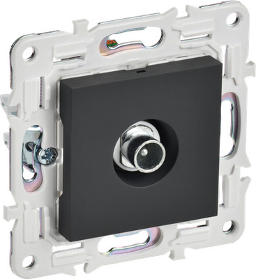 Розетка IEK Skandy SK-A10-P-K53 (графит) - 