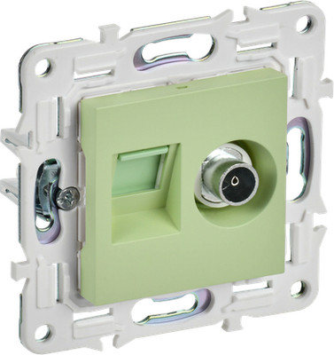 Розетка IEK Skandy SK-AK20-2-K06 (мятный) - 