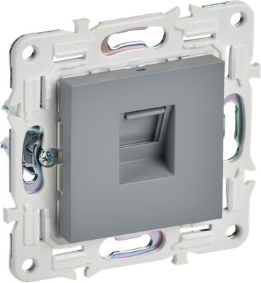 Розетка IEK Skandy SK-K10-2-K03 (серый) - 